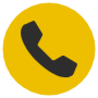 Black Phone Yellow Circle Round free icon for commercial use