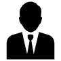 Businessman Black Silhouette free icon for commercial use
