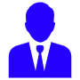 Businessman Naval Blue free icon for commercial use