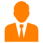 Businessman Orange free icon for commercial use