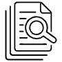 Cases Analysis Black Outline free icon for commercial use