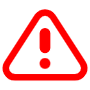 Danger Triangle Red Outline free icon for commercial use