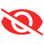 Hide Red Eye icon