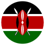 Kenya Flag Circle Round icon