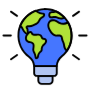 Light Globe Blue free icon for commercial use