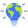 Light Globe Earth Map free icon for commercial use
