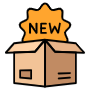 New Product free icon for commercial use