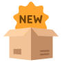 New Product Box free icon for commercial use