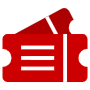 Red Tickets free icon for commercial use