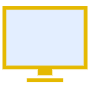 This Pc Desktop Yellow free icon for commercial use