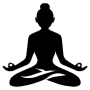 Yoga Black Woman Silhouette free icon for commercial use