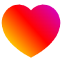 Instagram Heart Gradient Color icon