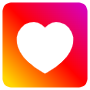 Instagram Heart Square Button icon