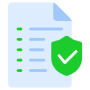 Insurance Policy Green Shield free icon for commercial use