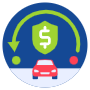 Insurance Renewal For Car icon