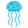 Jellyfish Blue free icon for commercial use
