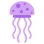 Jellyfish Purple free icon for commercial use