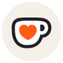 Ko-fi Logotype Circle Round free icon for commercial use