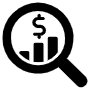 Market Research Analysis Black free icon for commercial use