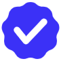 Naval Blue Approved Seal Check free icon for commercial use