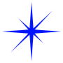 Naval Blue Sparkle Star free icon for commercial use