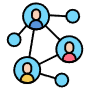 Networking free icon for commercial use