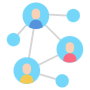 Networking People free icon for commercial use