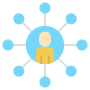Networking Referral Circle free icon for commercial use