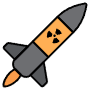 Nuclear Missile free icon for commercial use