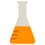 Orange Flask free icon for commercial use