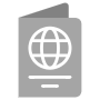 Passport Gray icon