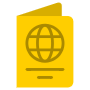 Passport Yellow icon