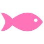 Pink Fish Basic free icon for commercial use