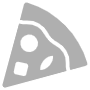 Pizza Gray free icon for commercial use