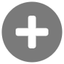 Plus Symbol Button Gray Circle free icon for commercial use