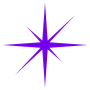 Purple Sparkle Star free icon for commercial use