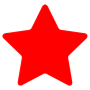 Red Star free icon for commercial use