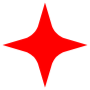 Red Star Sparkle free icon for commercial use
