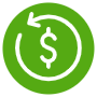 Refund Policy Green free icon for commercial use