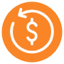 Refund Policy Orange free icon for commercial use