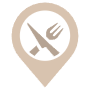 Restaurant Location Address Beige Pointer free icon for commercial use