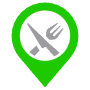 Restaurant Location Address Green Pointer free icon for commercial use