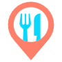 Restaurant Location Red Placeholder free icon for commercial use