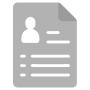 Resume Gray free icon for commercial use
