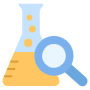 Scientific Research Chemical Flask free icon for commercial use