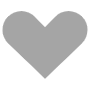 Small Heart Gray icon