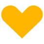 Small Heart Yellow icon