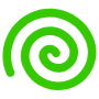 Spiral Swirl Green icon