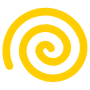 Spiral Swirl Yellow icon