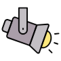 Spotlight Gray free icon for commercial use